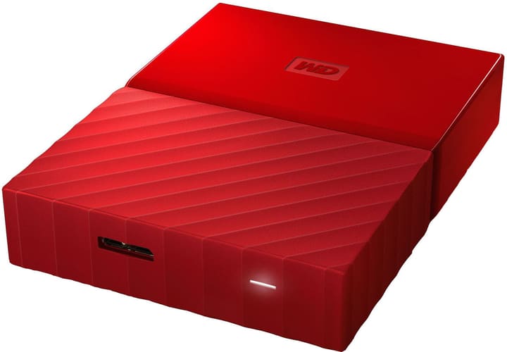 Western Digital My Passport 2TB Externe Festplatte 2.5'' rot HDD Extern My Passport 2TB Externe Festplatte 2.5'' rot HDD Extern Western Digital 785300137860 Bild Nr. 1