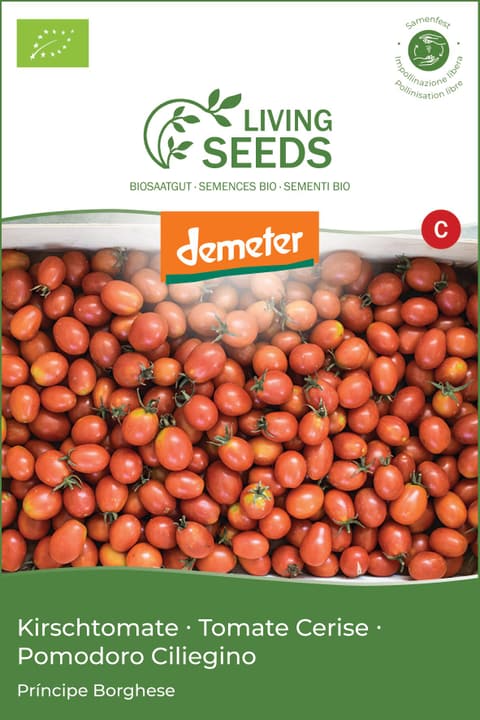 Image of Living Seeds Kirschtomate Gemüsesamen