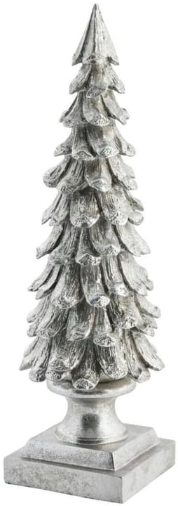 Lene Bjerre Arbre de Noël Gracie 34 cm Polyrésine, 10.5x10.5x34 cm, argenté Sapin de Noël