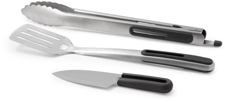 BioLite Set di posate per grigliare Prep & Grill Toolkit 3 pezzi, argento