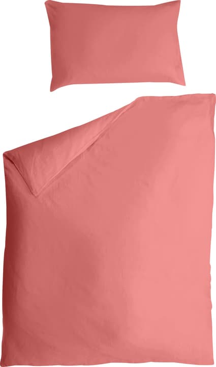 ZARA Fourre de duvet en lin ZARA Fourre de duvet en lin 451255712331 Couleur Rouge Dimensions L: 160.0 cm x H: 210.0 cm Photo no. 1