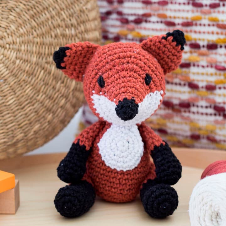 Image of Hoooked DIY Häkel-Set Milano Eco Barbante Fuchs Fergie Häkelset