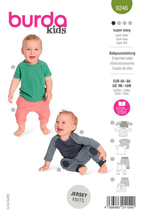 burda Modelli di cucito, attrezzature per bambini