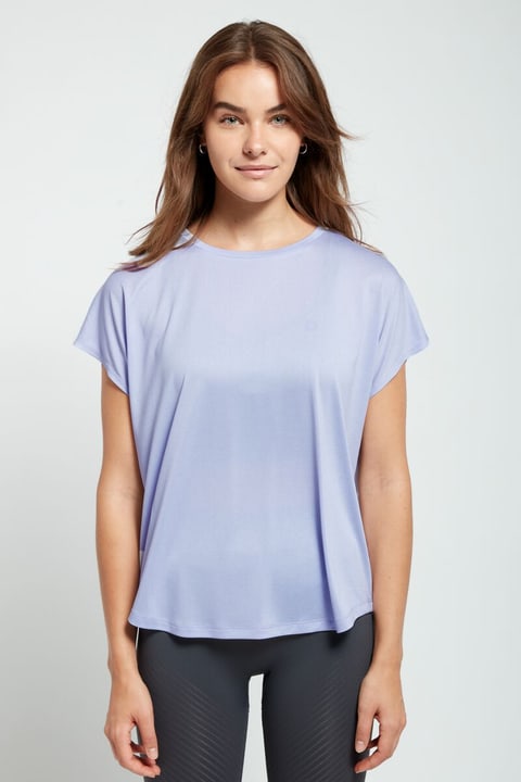 Image of Perform W Shirt SS heather Fitnessshirt lila