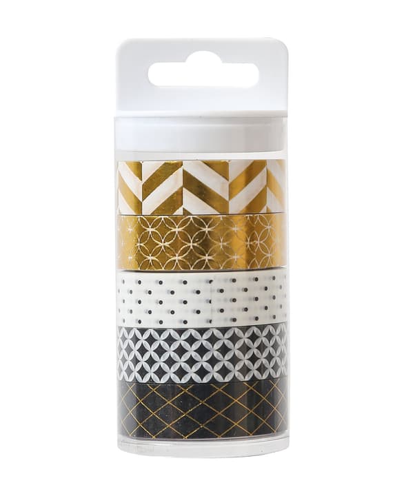 Washi Tape Set 6, 5 Stk.: Ensemble de rubans adhésifs décoratifs Washi 6, 5 pièces Bandes