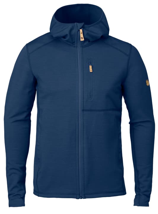 Fjällräven Keb Hood Veste en polaire pour homme Keb Hood Veste en polaire pour homme Fjällräven 462780100347 Couleur denim Taille S Photo no. 1