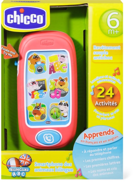 Chicco ABC Animal Smartphone (F) ABC Animal Smartphone (F) Chicco 746381690100 Langue Français Photo no. 1