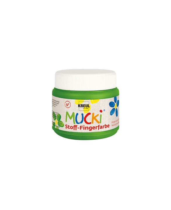 I AM CREATIVE MUCKI Stoff-Fingerfarbe, 150ml,Grün Fingerfarbe