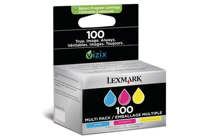 Lexmark 14N0849 Multipack Cartuccia d'inchiostro nr. 100 color 14N0849 Multipack Cartuccia d'inchiostro nr. 100 color Lexmark 797514200000 N. figura 1
