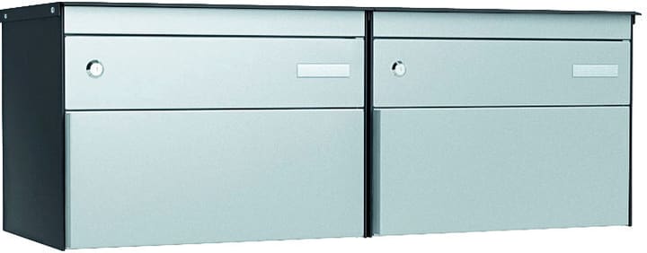 Image of Stebler 2er Gruppe s:box 13 Patina/Weissalu seitlich Briefkasten bei Do it + Garden von Migros