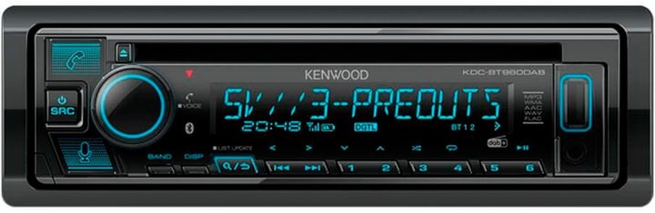 Kenwood Autoradio KDC-BT950DAB 1 DIN Autoradio