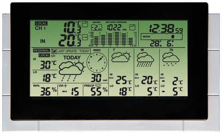 Unitec CLIMATE Funkwetterstation W194-1 CLIMATE Funkwetterstation W194-1 Unitec 602769400000 Bild Nr. 1
