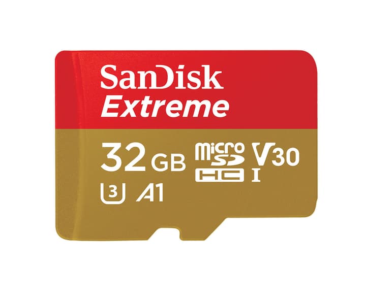 SanDisk Extreme 100MB/s microSDHC 32Go Micro SD Extreme 100MB/s microSDHC 32Go Micro SD SanDisk 798225700000 Photo no. 1