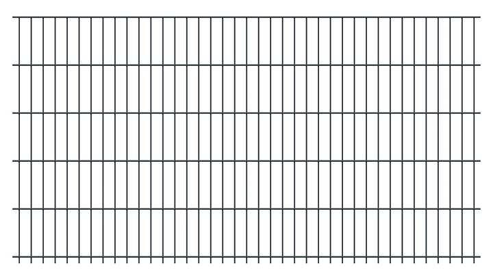 Image of Larus Doppelstab-Gittermatte Metallzaun