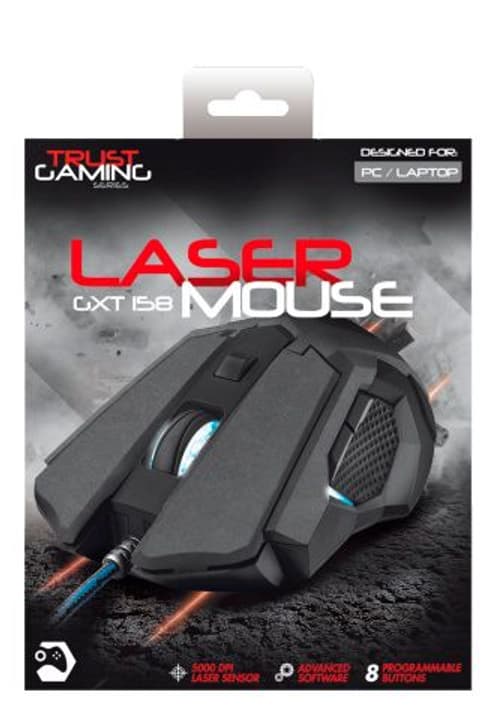 Trust-Gaming GXT 158 Laser Gaming Mouse Souris gaming GXT 158 Laser Gaming Mouse Souris gaming Trust-Gaming 797972600000 Photo no. 1