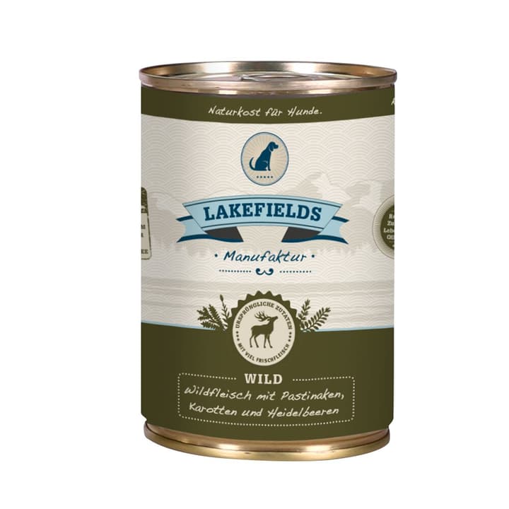 Lakefields Wildfleisch, 0.4 kg Nassfutter