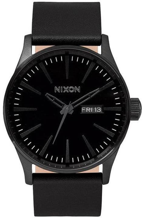 Nixon Sentry Leather All Black 42 mm Montre bracelet Sentry Leather All Black 42 mm Montre bracelet Nixon 785300136946 Photo no. 1