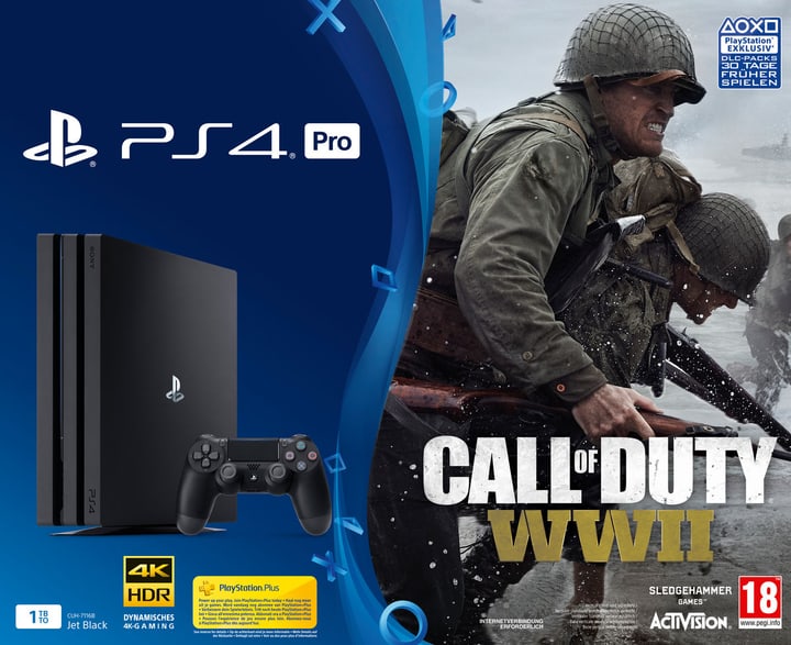 Sony PS4 Pro 1TB Call of Duty: WWII (D) Bundle PS4 Pro 1TB Call of Duty: WWII (D) Bundle Sony 785438300000 N. figura 1
