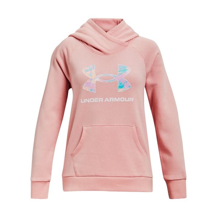 Image of Under Armour Rival Logo Hoodie Hoodie rosa bei Migros SportXX