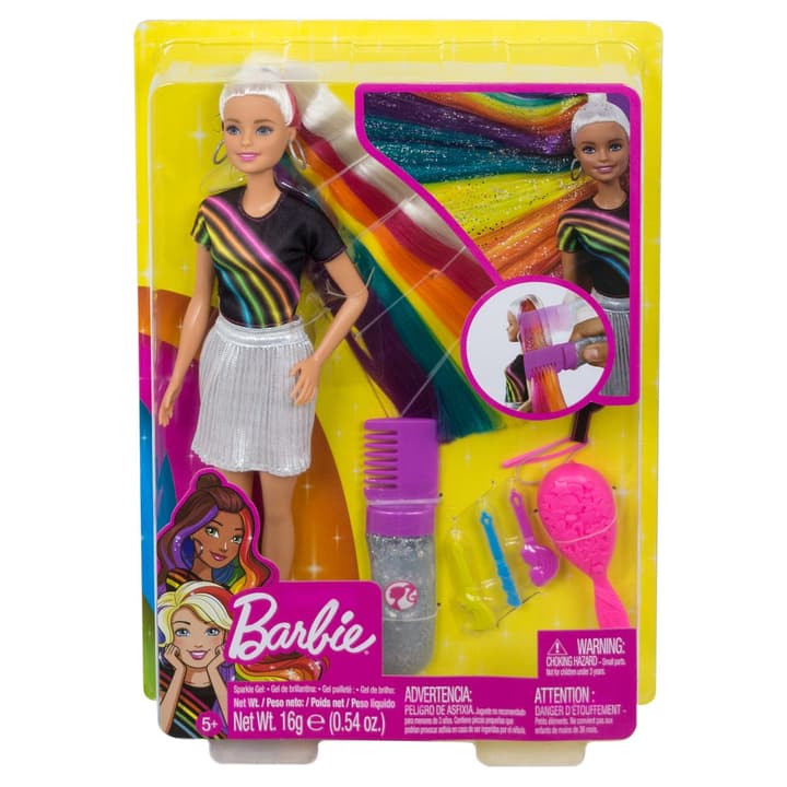 Barbie FXN96 Rainbow Sparkle Hair Barbie FXN96 Rainbow Sparkle Hair 746574800000 Photo no. 1