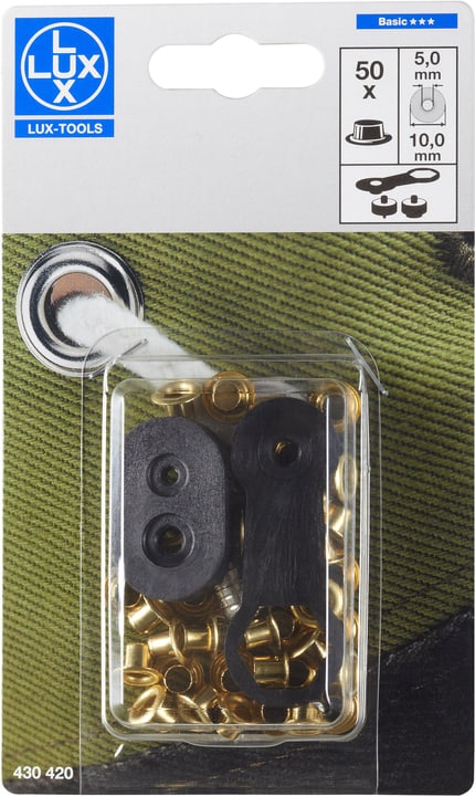 Image of Lux Ösen Classic 5 x 10 mm Ösenzangen