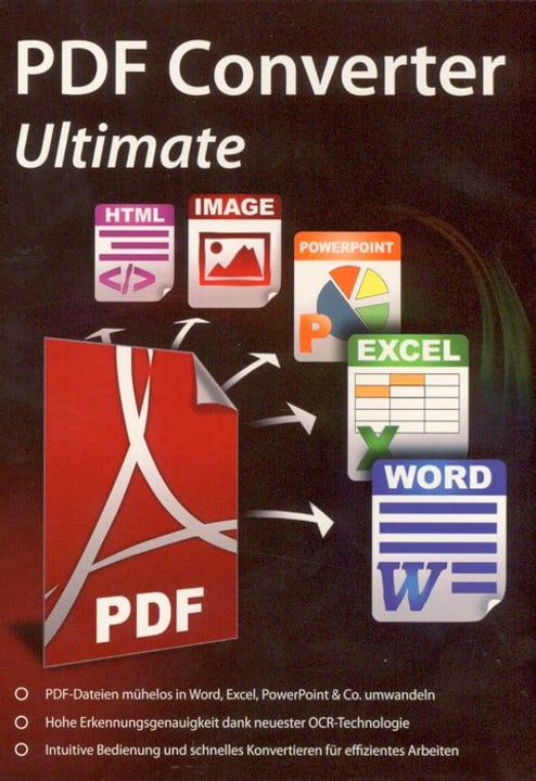 PC - PDF Converter Ultimate - Inklusive OCR-Technologie (D) Physique (Box) PC - PDF Converter Ultimate - Inklusive OCR-Technologie (D) Physique (Box) 785300122601 Photo no. 1
