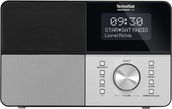 Technisat DigitRadio 306 - Schwarz Digitalradio DAB+ DigitRadio 306 - Schwarz Digitalradio DAB+ Technisat 773024800000 Bild Nr. 1