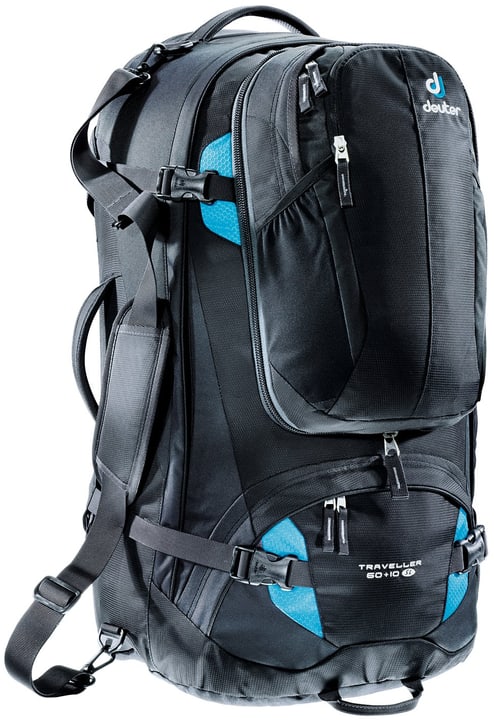 Deuter Traveller 60+10 SL Zaino per donna Traveller 60+10 SL Zaino per donna Deuter 460215700020 Colore nero Taglie Misura unitaria N. figura 1