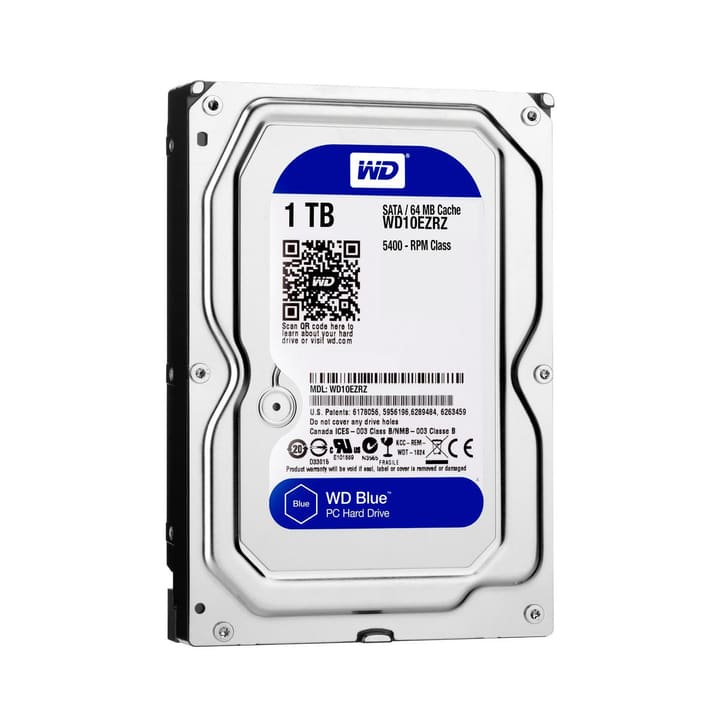 Western Digital Blue 1To SATA 3.5" 5400 Disque Dur Interne HDD Blue 1To SATA 3.5" 5400 Disque Dur Interne HDD Western Digital 785300126641 Photo no. 1