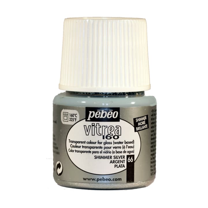 Pebeo Vitrea 160 Moire 45ml Vitrea 160 Moire 45ml Pebeo 663735200000 Farbe Argent Bild Nr. 1