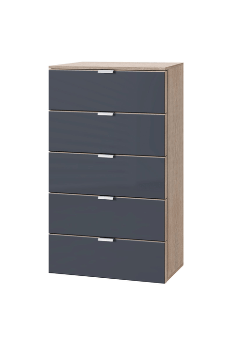 ORSON Cassettone ORSON Cassettone 404482700000 Dimensioni L: 50.0 cm x P: 42.0 cm x A: 100.0 cm Colore Vetro grigio N. figura 1