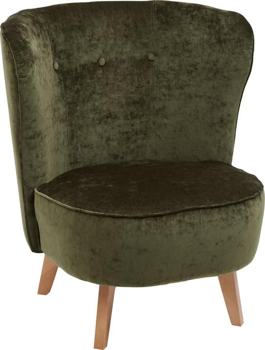 GOETHE Fauteuil GOETHE Fauteuil 402689107060 Dimensions L: 78.0 cm x P: 77.0 cm x H: 84.0 cm Couleur Vert Photo no. 1