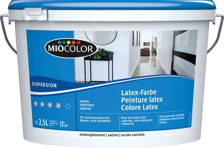 Image of Miocolor Latexfarbe seidenglänzend 2,5 l bei Do it + Garden von Migros