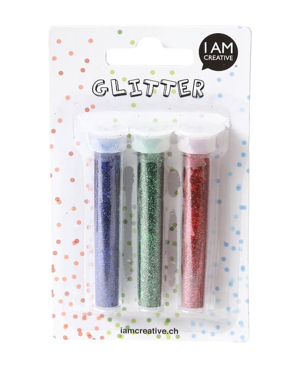 Image of I AM CREATIVE Flitterset, rot/blau bei Do it + Garden von Migros