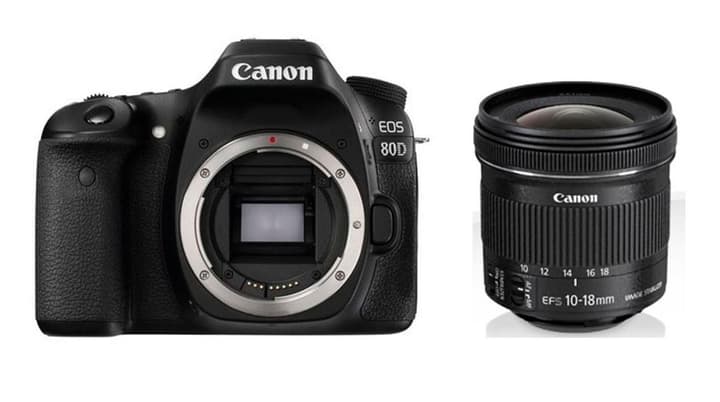 Canon EOS 80D + EF-S 10-18mm IS STM Kit appareil photo reflex EOS 80D + EF-S 10-18mm IS STM Kit appareil photo reflex Canon 785300126147 Photo no. 1