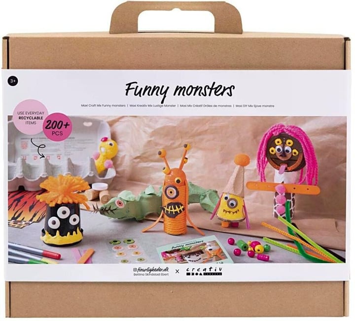 Image of Creativ Company Bastelset Mix Lustige Monster