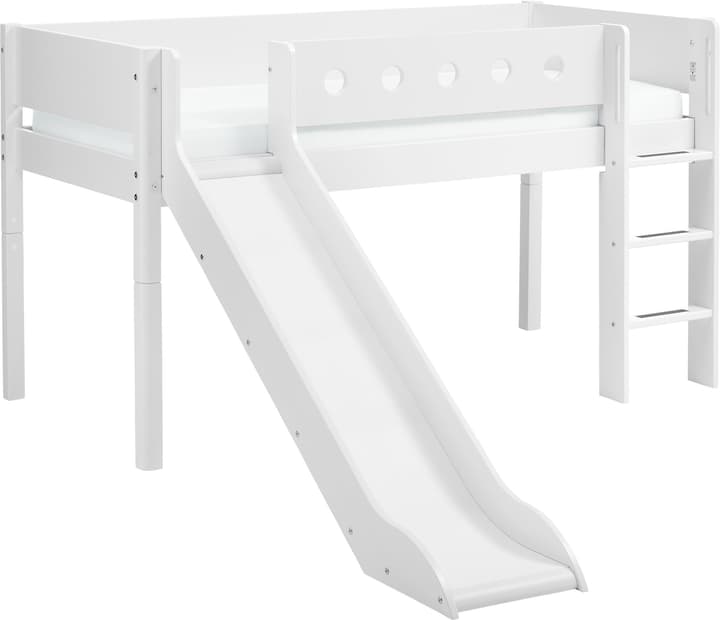 Flexa WHITE Lit mi-hauter WHITE Lit mi-hauter Flexa 404689100000 Couleur Blanc Dimensions L: 109.0 cm x P: 210.0 cm x H: 120.0 cm Photo no. 1