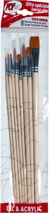 Image of Pebeo Set 8 Pinsel Polyamid bei Do it + Garden von Migros