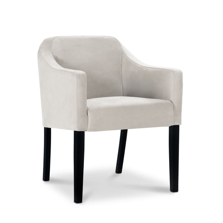 LUCAS Chaise Nubuck LUCAS Chaise Nubuck 366009639204 Dimensions L: 62.0 cm x P: 63.0 cm x H: 79.0 cm Couleur Gris clair Photo no. 1
