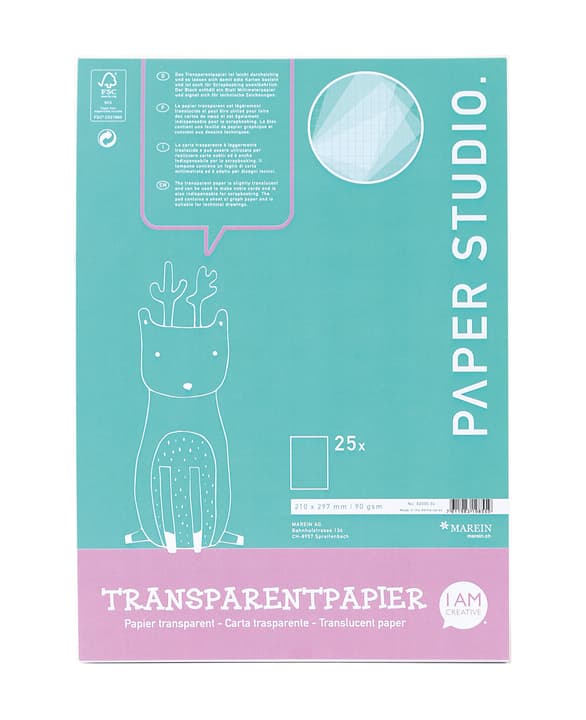 Image of Transparentpapier Block A4, 25 Blatt bei Do it + Garden von Migros