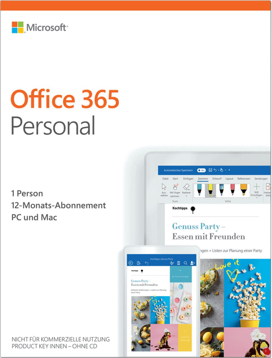 Microsoft Office 365 Personal 2019 PC/Mac (D) Physisch (Box) Office 365 Personal 2019 PC/Mac (D) Physisch (Box) Microsoft 785300139303 Bild Nr. 1