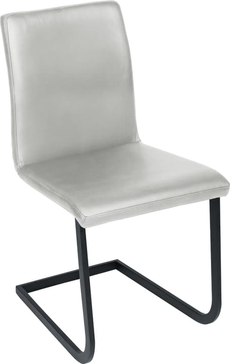 SANTORO Chaise en porte-à-faux SANTORO Chaise en porte-à-faux 402355700081 Dimensions L: 43.0 cm x P: 55.0 cm x H: 86.0 cm Couleur Gris clair Photo no. 1