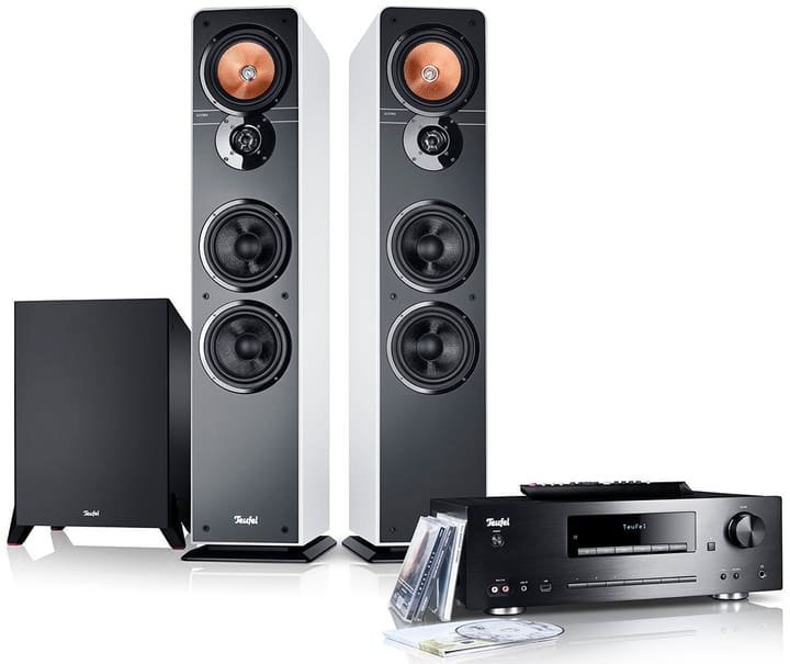 Teufel Kombo 62 Power Edition (2018 Edition avec Ultima 40 MK3) - Blanc HiFi System Kombo 62 Power Edition (2018 Edition avec Ultima 40 MK3) - Blanc HiFi System Teufel 785300145042 Photo no. 1