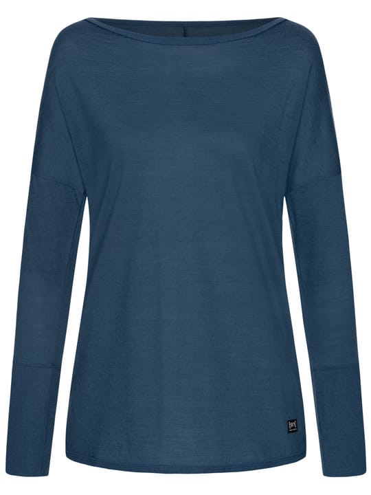 Image of super.natural W Travel LS Damen-Yoga-Langarmshirt dunkelblau bei Migros SportXX
