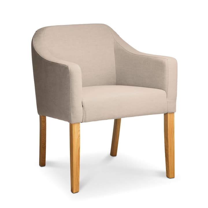 LUCAS Chaise Lenova LUCAS Chaise Lenova 366012605102 Dimensions L: 62.0 cm x P: 63.0 cm x H: 79.0 cm Couleur Beige Photo no. 1