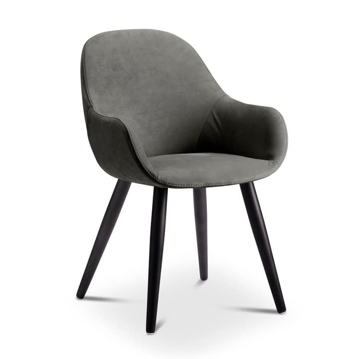 LAYLA Sedia Nubuck LAYLA Sedia Nubuck 366028624601 Dimensioni L: 56.0 cm x P: 60.0 cm x A: 84.0 cm Colore Antracite N. figura 1