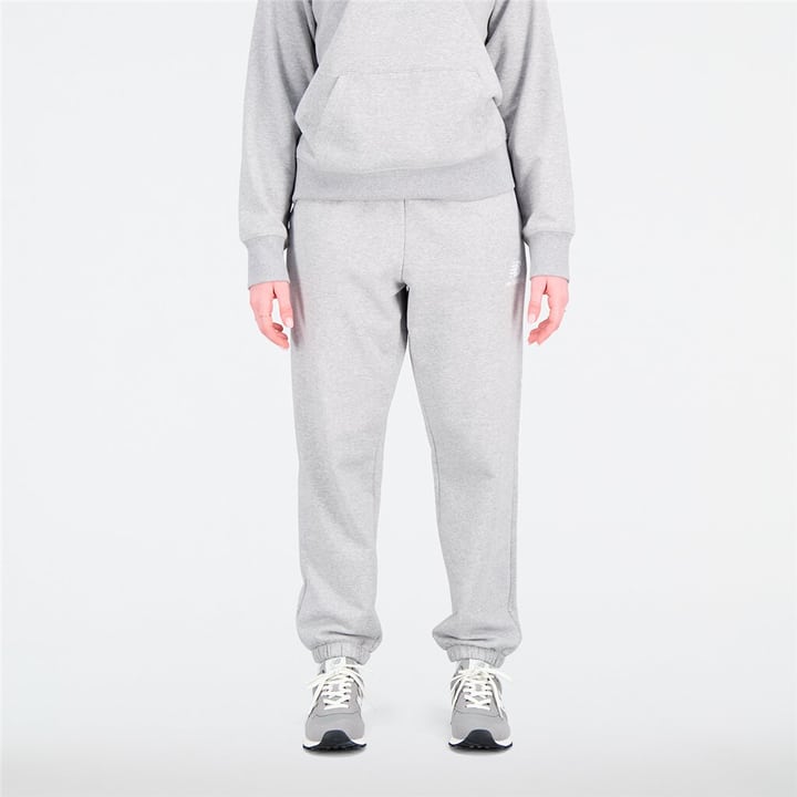 Image of New Balance W Essentials Stacked Logo Sweatpant Hose hellgrau
