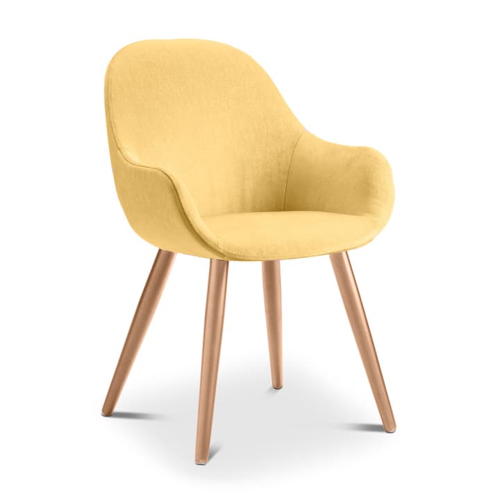 LAYLA Stuhl Evita LAYLA Stuhl Evita 366027708010 Grösse B: 56.0 cm x T: 60.0 cm x H: 84.0 cm Farbe Hellgelb Bild Nr. 1