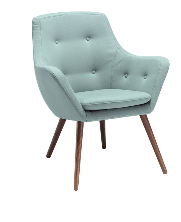 FLORIN Fauteuil (noyer) FLORIN Fauteuil (noyer) 402441107047 Dimensions L: 73.0 cm x P: 70.0 cm x H: 82.0 cm Couleur menthe Photo no. 1