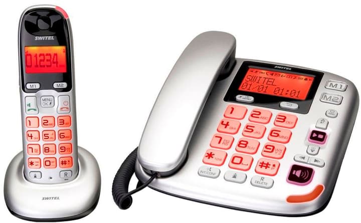 Switel DCT5872 Combo telefone a cavo e telefone cordless DCT5872 Combo telefone a cavo e telefone cordless Switel 785300126756 N. figura 1